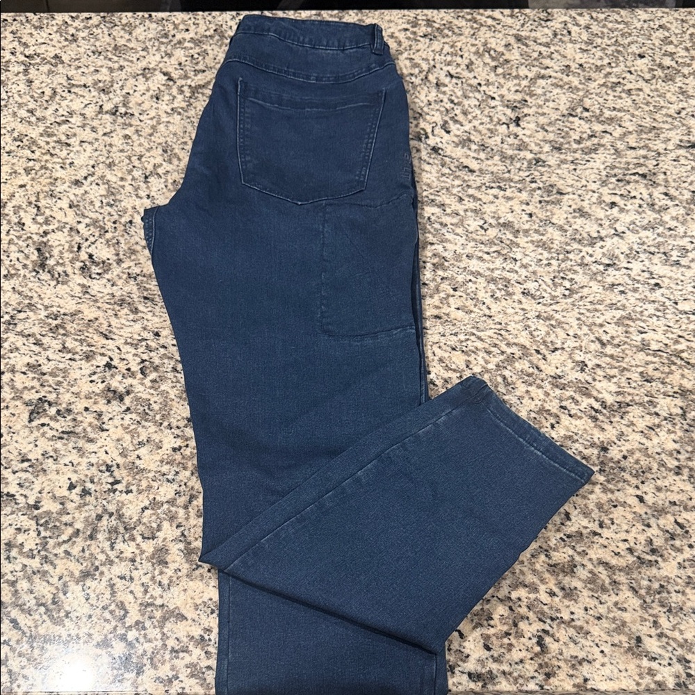 BYLT Basics Coolflex Denim Pant Men's Slim Fit Dark Blue Jeans